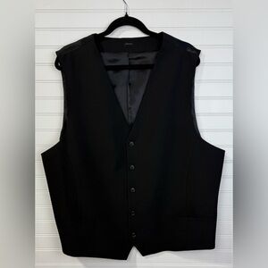 J.F J Ferrar Men’s formal black vest. Size 2XL
